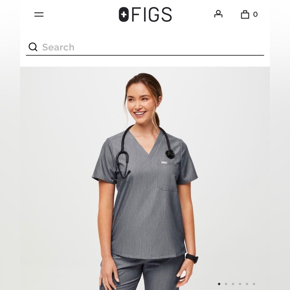 Figs scrubs top - Picture 3 of 3